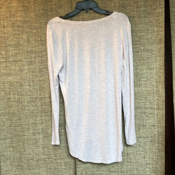 White House Black Market Taupe Long Sleeve Tee Shirt - Picture 6 of 6